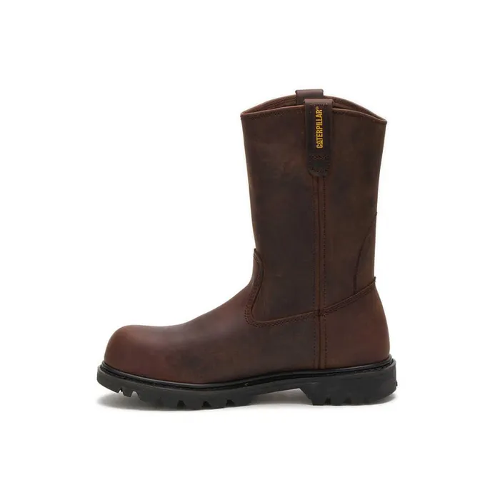 Revolver Steel Toe Work Boot Brown Men Cat Footwear Boots