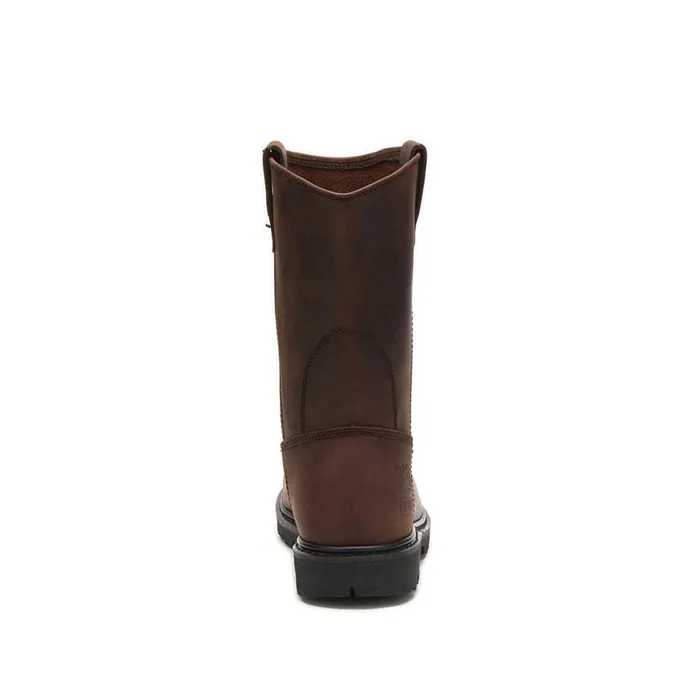 Revolver Steel Toe Work Boot Brown Men Cat Footwear Boots