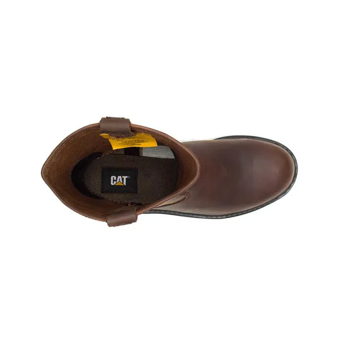 Revolver Steel Toe Work Boot Brown Men Cat Footwear Boots
