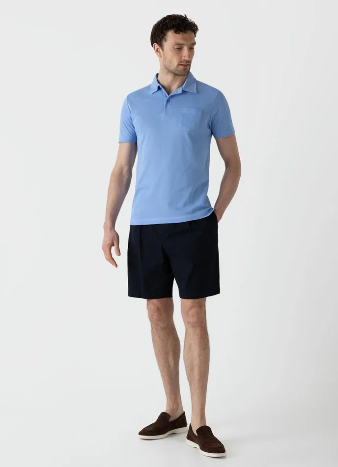 Riviera Polo Shirt Cool Blue Men SUNSPEL Polo Shirts
