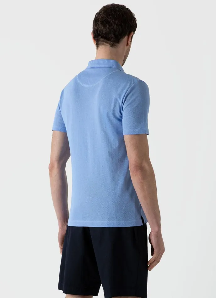 Riviera Polo Shirt Cool Blue Men SUNSPEL Polo Shirts