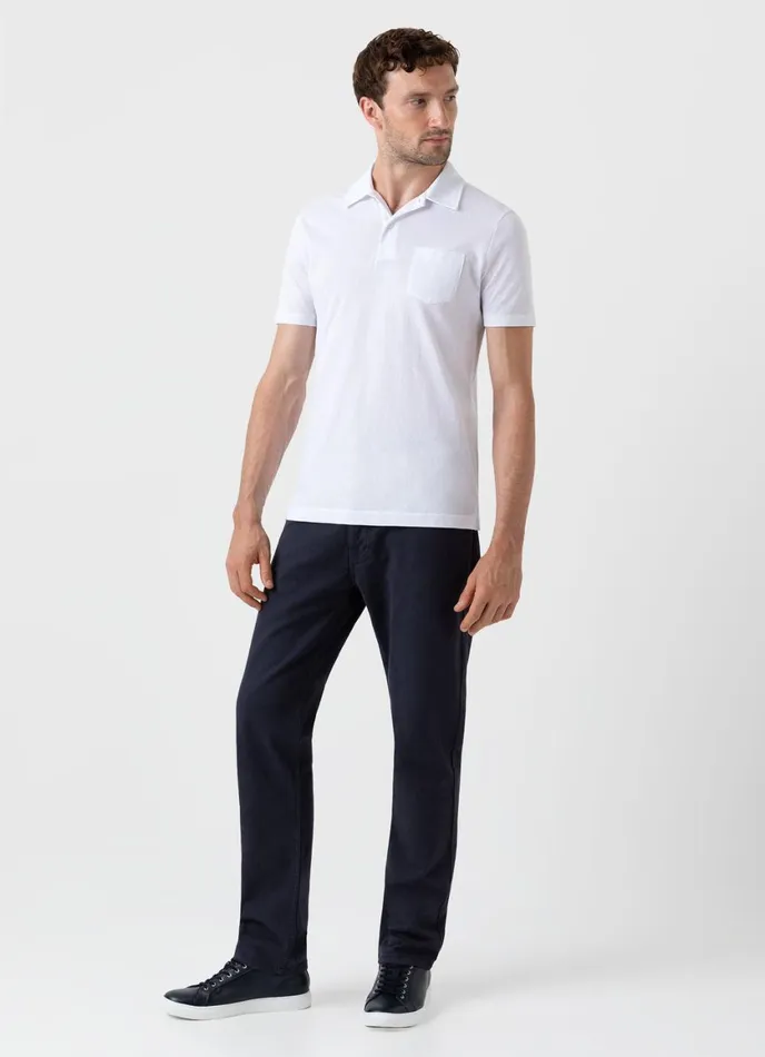 Riviera Polo Shirt White Men SUNSPEL Polo Shirts