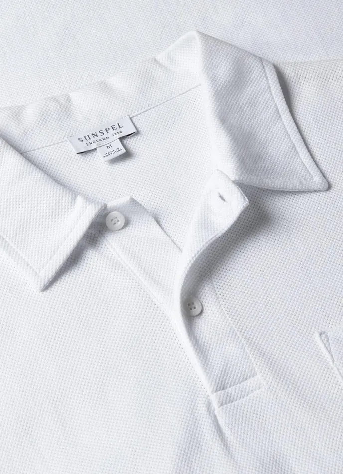 Riviera Polo Shirt White Men SUNSPEL Polo Shirts