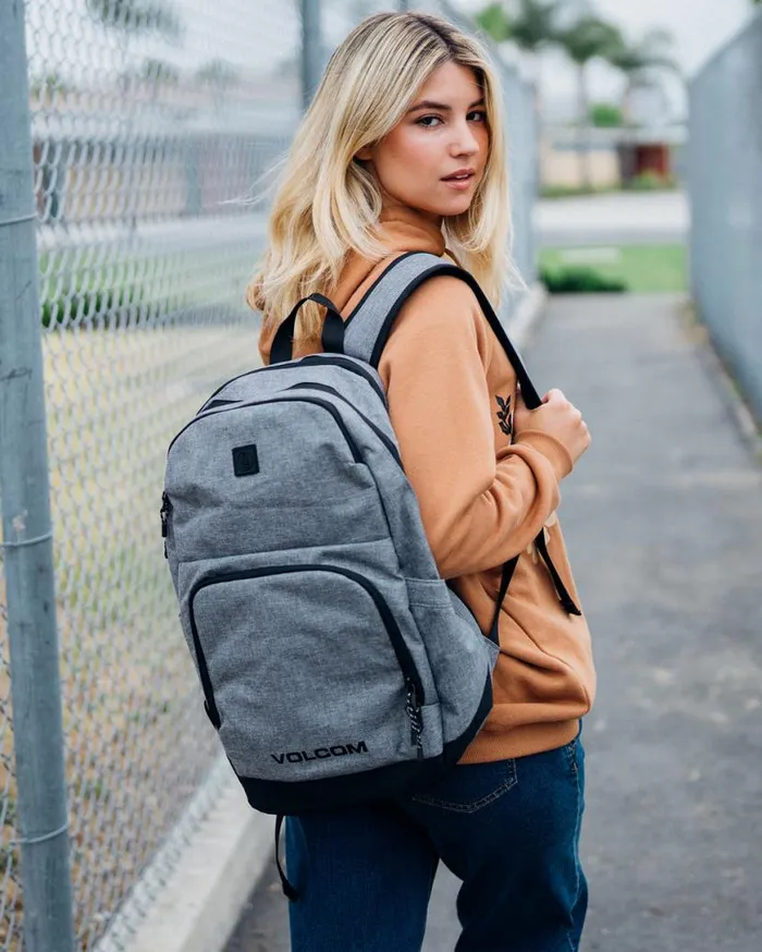 Roamer 3 Backpack 8211 Heather Grey Mens Volcom Bags and Backpacks