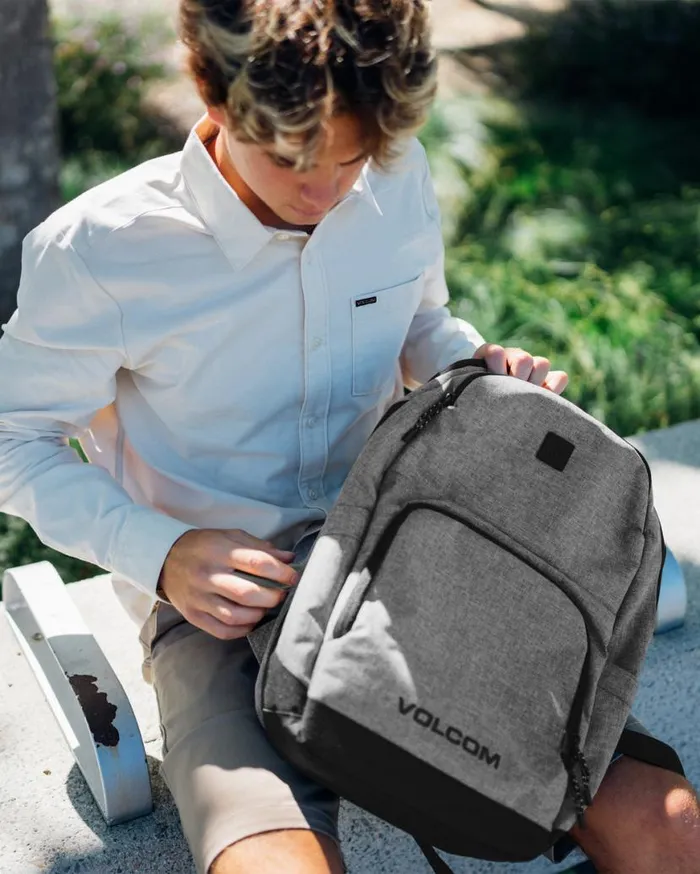 Roamer 3 Backpack 8211 Heather Grey Mens Volcom Bags and Backpacks