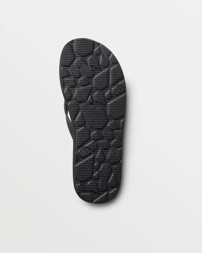 Rocker Sandals 8211 Stoney Black Mens Volcom Sandals