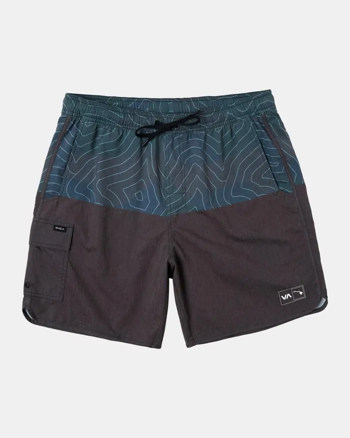 RVCA Athletic Shorts Hawaii Yogger Hybrid Technical Training Shorts Hawaii Topo Camo Blocked 8211 Men RVCA Athletic Shorts Hawaii Yogger Hybrid Technical Training Shorts Hawaii Topo Camo Blocked 8211 Men