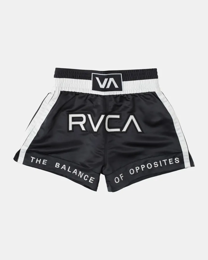 RVCA Athletic Shorts RVCA Muay Thai Boxing Shorts 15034 Black 8211 Men