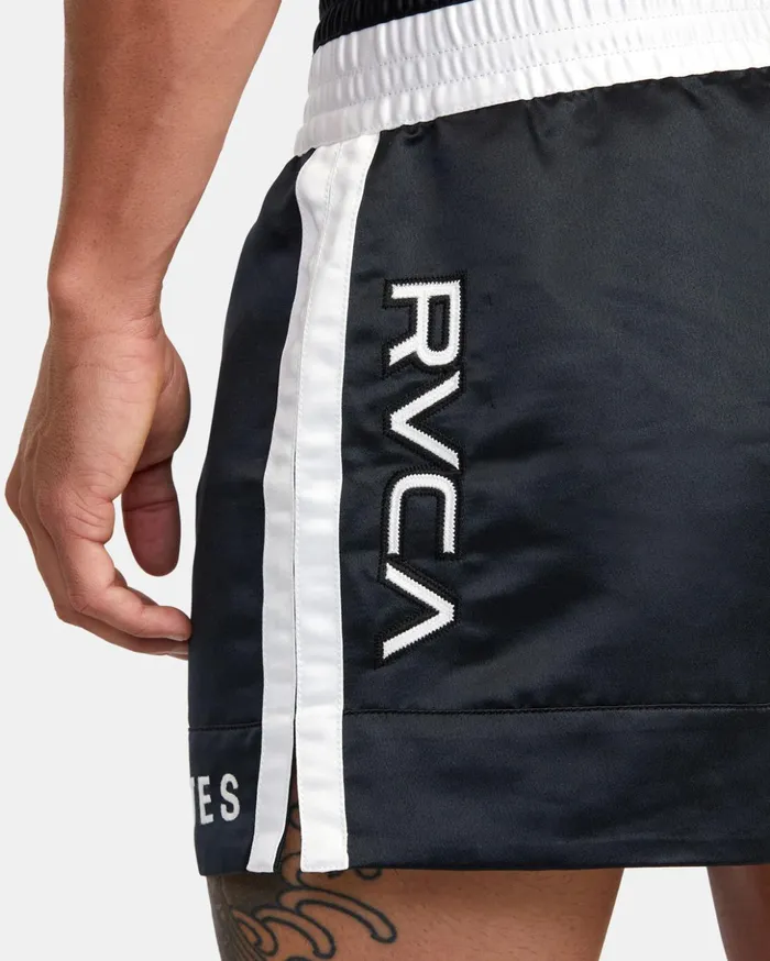 RVCA Athletic Shorts RVCA Muay Thai Boxing Shorts 15034 Black 8211 Men