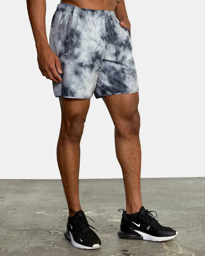 RVCA Athletic Shorts Yogger Stretch Elastic Waist Shorts 17034 Ink Blot 8211 Men RVCA Athletic Shorts Yogger Stretch Elastic Waist Shorts 17034 Ink Blot 8211 Men