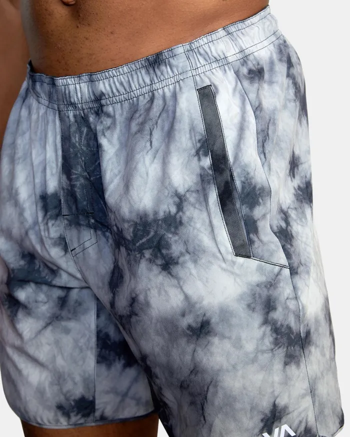 RVCA Athletic Shorts Yogger Stretch Elastic Waist Shorts 17034 Ink Blot 8211 Men RVCA Athletic Shorts Yogger Stretch Elastic Waist Shorts 17034 Ink Blot 8211 Men