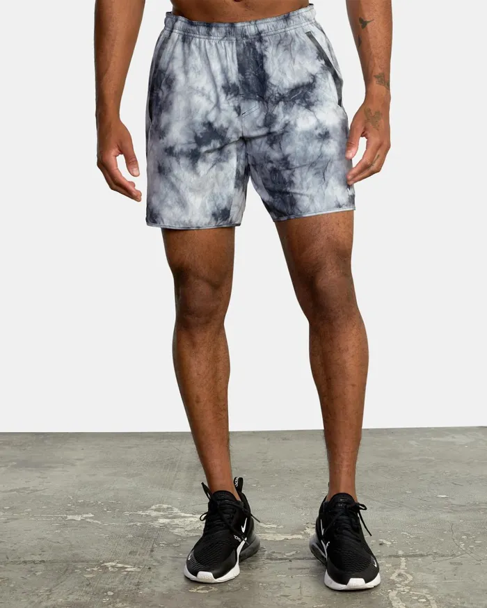 RVCA Athletic Shorts Yogger Stretch Elastic Waist Shorts 17034 Ink Blot 8211 Men RVCA Athletic Shorts Yogger Stretch Elastic Waist Shorts 17034 Ink Blot 8211 Men
