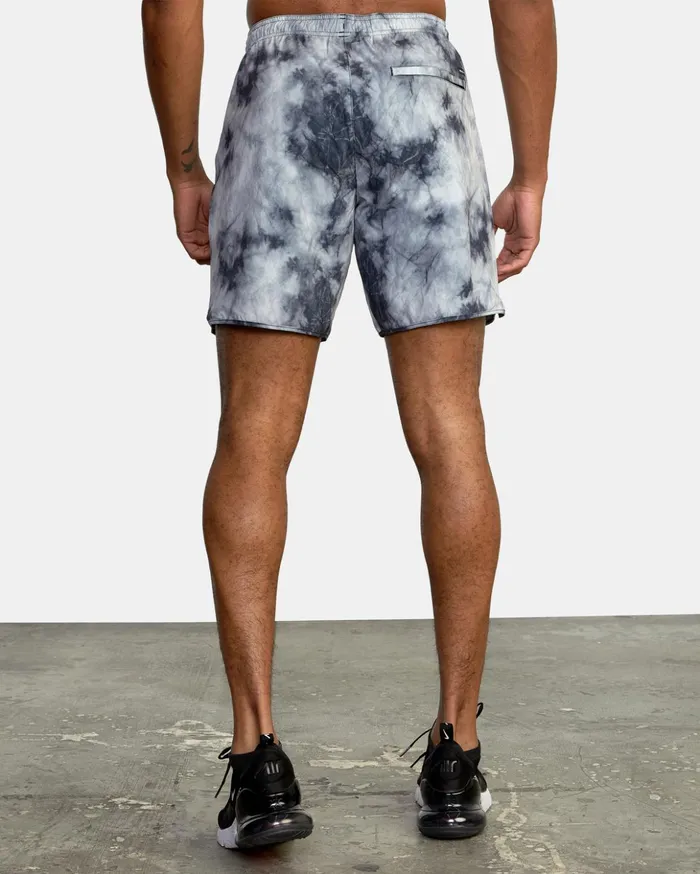 RVCA Athletic Shorts Yogger Stretch Elastic Waist Shorts 17034 Ink Blot 8211 Men RVCA Athletic Shorts Yogger Stretch Elastic Waist Shorts 17034 Ink Blot 8211 Men