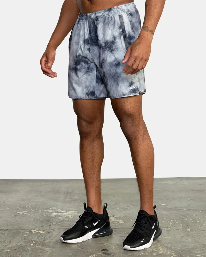 RVCA Athletic Shorts Yogger Stretch Elastic Waist Shorts 17034 Ink Blot 8211 Men RVCA Athletic Shorts Yogger Stretch Elastic Waist Shorts 17034 Ink Blot 8211 Men