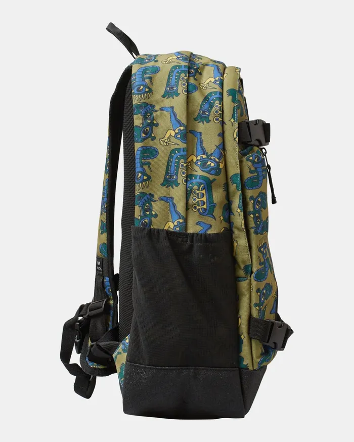 RVCA Backpacks Luggage Curb Skate 29 L Skate Backpack Avocado 8211 MenWomenBoys