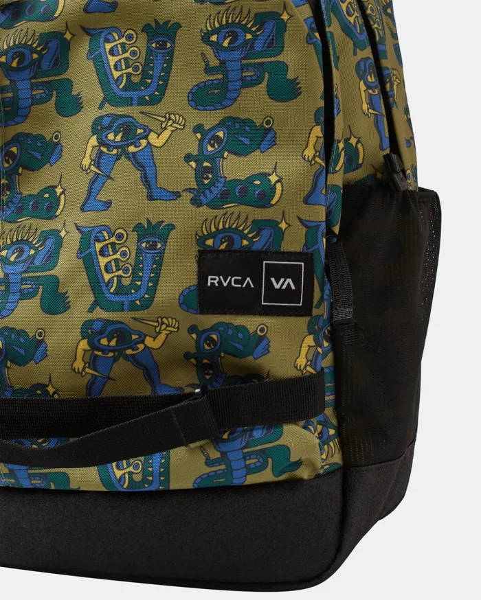 RVCA Backpacks Luggage Curb Skate 29 L Skate Backpack Avocado 8211 MenWomenBoys