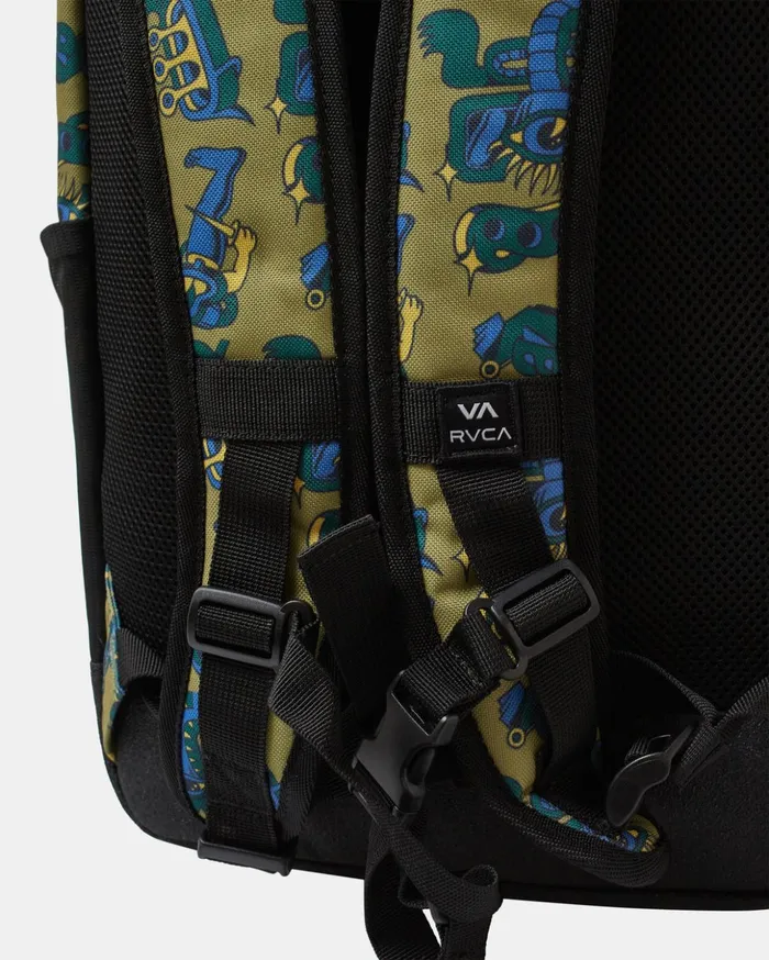 RVCA Backpacks Luggage Curb Skate 29 L Skate Backpack Avocado 8211 MenWomenBoys