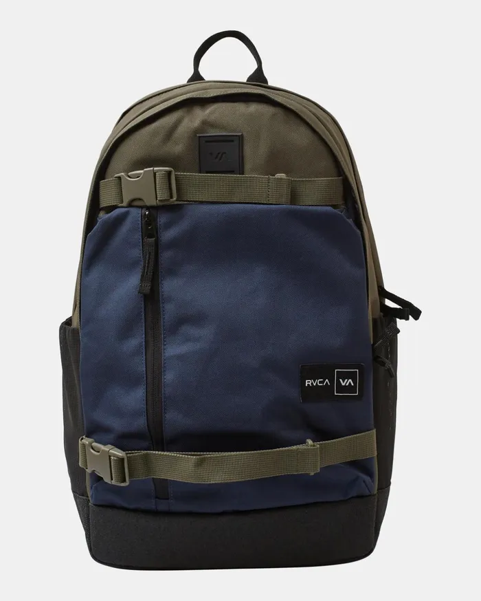 RVCA Backpacks Luggage Curb Skate 29 L Skate Backpack Navy 8211 WomenMenBoys