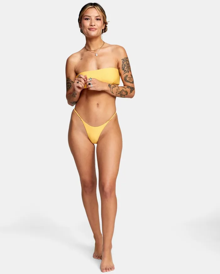RVCA Bikini Bottoms Brightside Skimpy French Bikini Bottoms Marigold 8211 Women RVCA Bikini Bottoms Brightside Skimpy French Bikini Bottoms Marigold 8211 Women