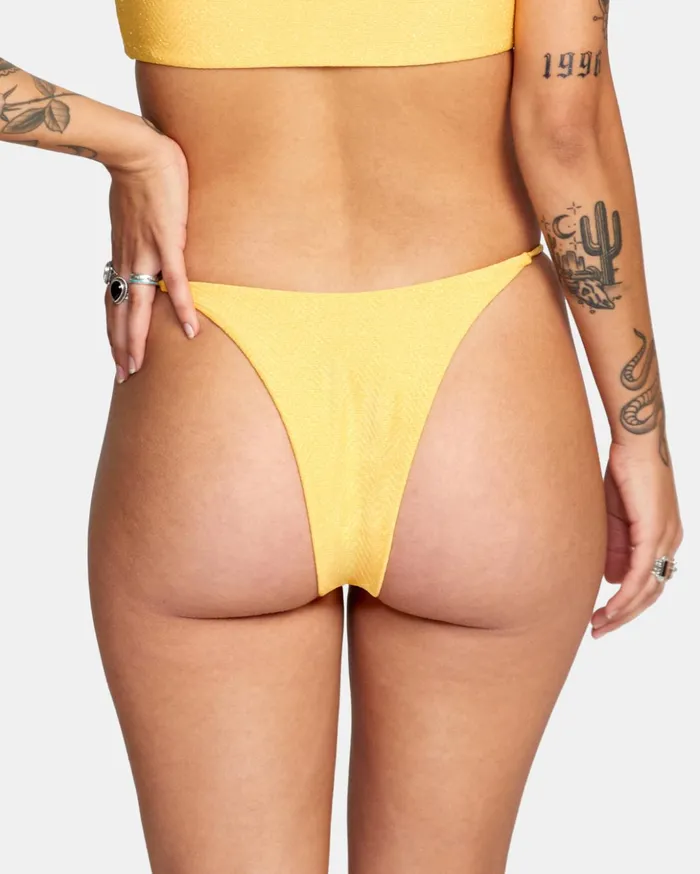 RVCA Bikini Bottoms Brightside Skimpy French Bikini Bottoms Marigold 8211 Women RVCA Bikini Bottoms Brightside Skimpy French Bikini Bottoms Marigold 8211 Women
