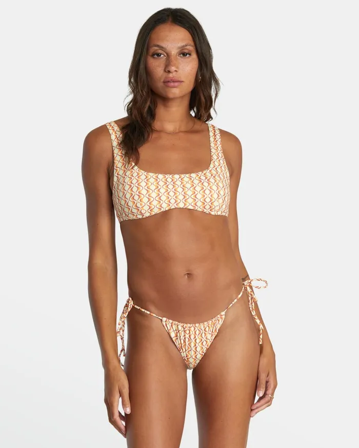 RVCA Bikini Bottoms Optics Slide Tie Medium French Bikini Bottoms Afterglow 8211 Women RVCA Bikini Bottoms Optics Slide Tie Medium French Bikini Bottoms Afterglow 8211 Women