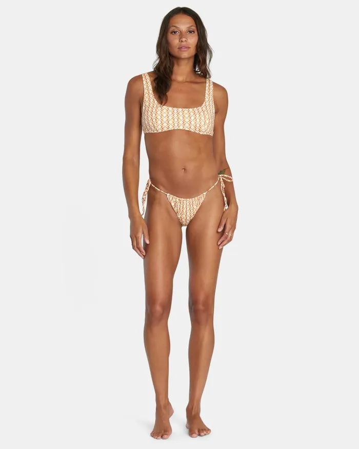 RVCA Bikini Bottoms Optics Slide Tie Medium French Bikini Bottoms Afterglow 8211 Women RVCA Bikini Bottoms Optics Slide Tie Medium French Bikini Bottoms Afterglow 8211 Women
