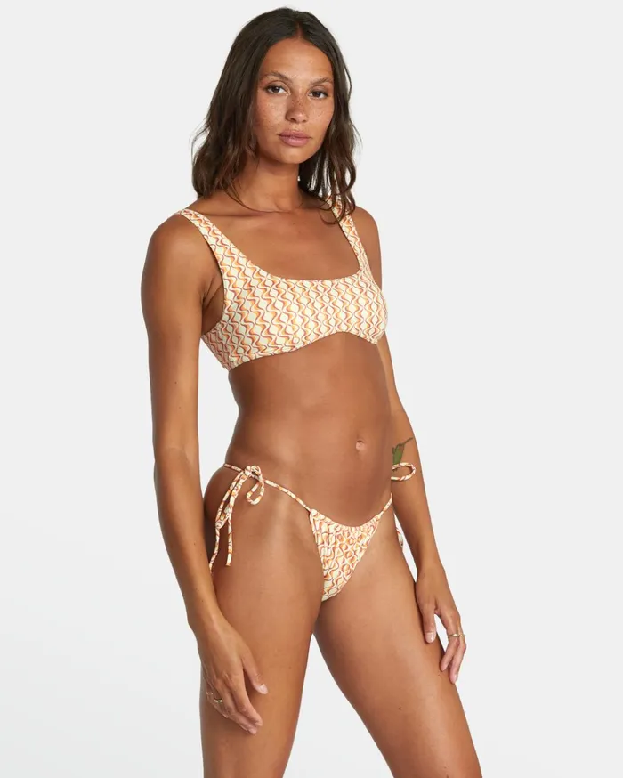 RVCA Bikini Bottoms Optics Slide Tie Medium French Bikini Bottoms Afterglow 8211 Women RVCA Bikini Bottoms Optics Slide Tie Medium French Bikini Bottoms Afterglow 8211 Women