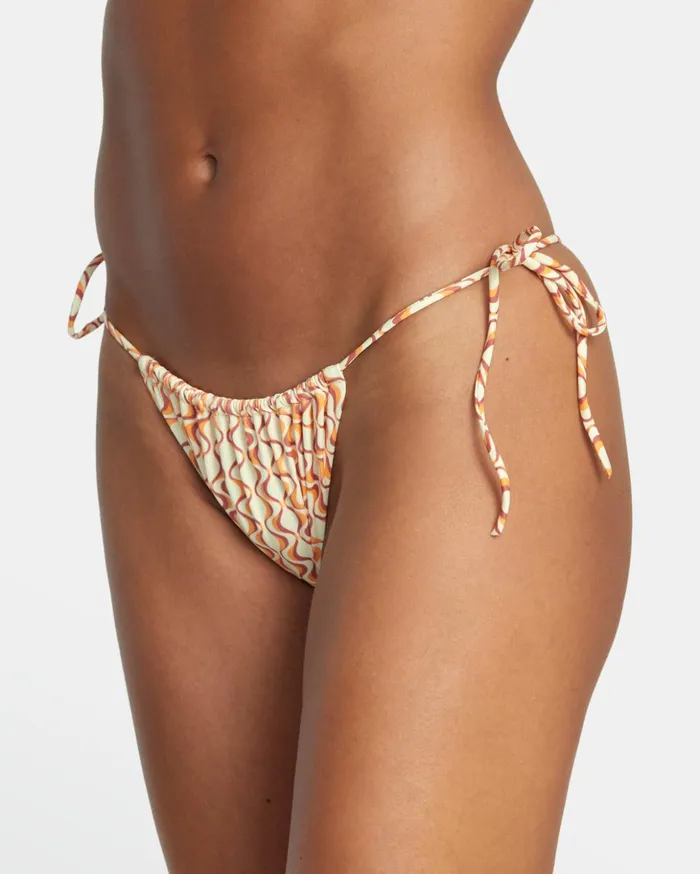 RVCA Bikini Bottoms Optics Slide Tie Medium French Bikini Bottoms Afterglow 8211 Women RVCA Bikini Bottoms Optics Slide Tie Medium French Bikini Bottoms Afterglow 8211 Women