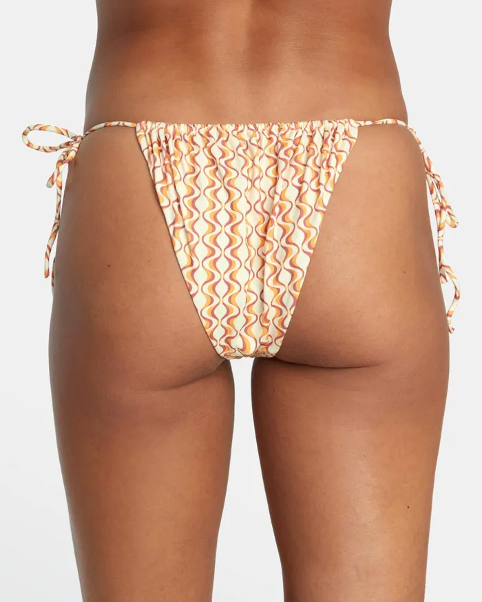 RVCA Bikini Bottoms Optics Slide Tie Medium French Bikini Bottoms Afterglow 8211 Women RVCA Bikini Bottoms Optics Slide Tie Medium French Bikini Bottoms Afterglow 8211 Women