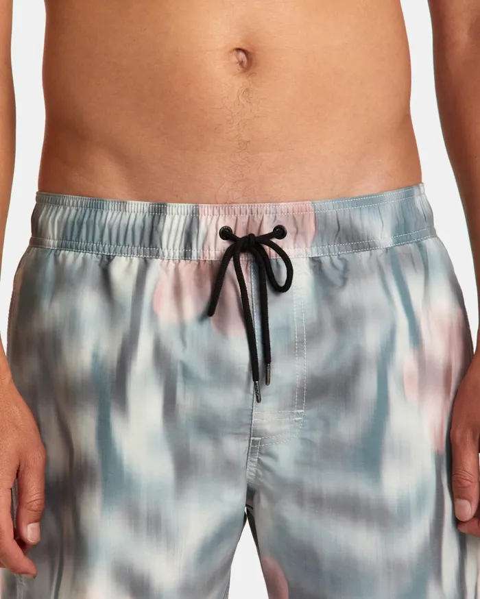 RVCA Boardshorts Perry 17034 Elastic Waist Boardshorts Bleach 8211 Men