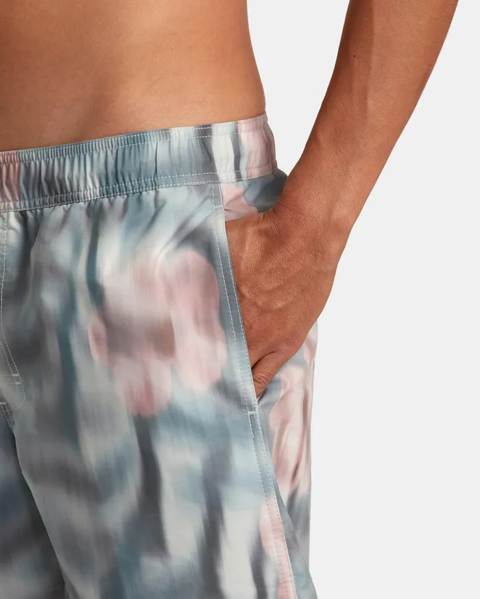 RVCA Boardshorts Perry 17034 Elastic Waist Boardshorts Bleach 8211 Men
