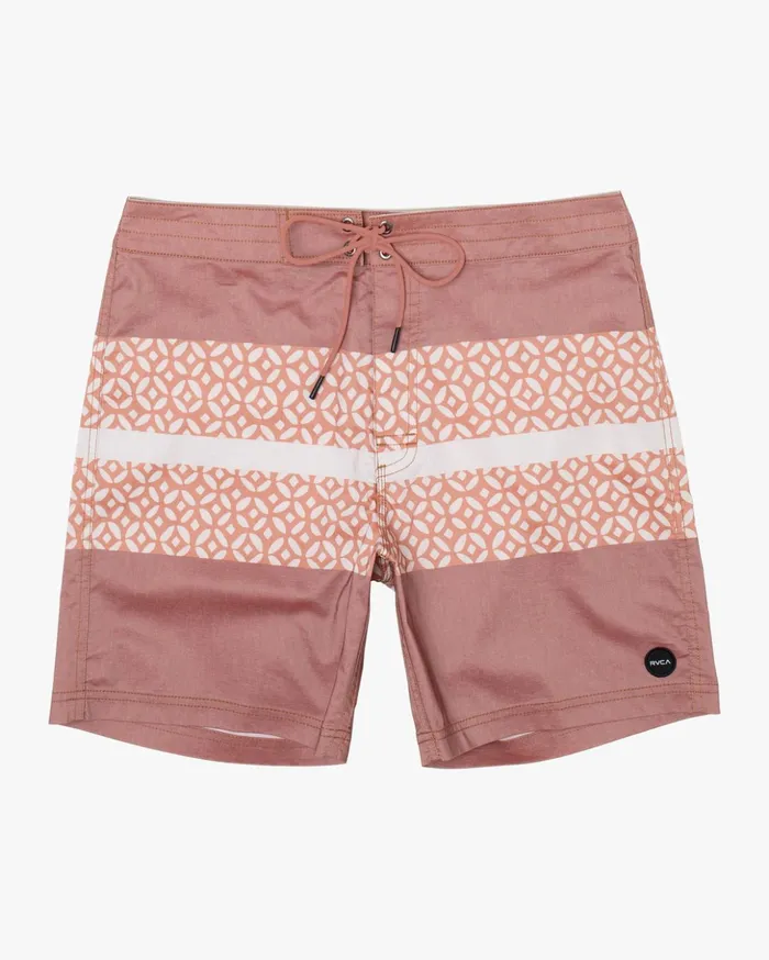 RVCA Boardshorts Westport Print Boardshorts 17034 Brick 8211 Men