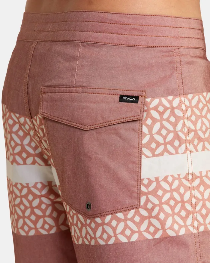RVCA Boardshorts Westport Print Boardshorts 17034 Brick 8211 Men