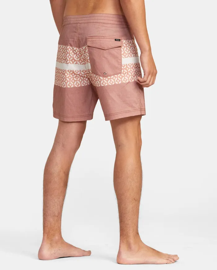 RVCA Boardshorts Westport Print Boardshorts 17034 Brick 8211 Men