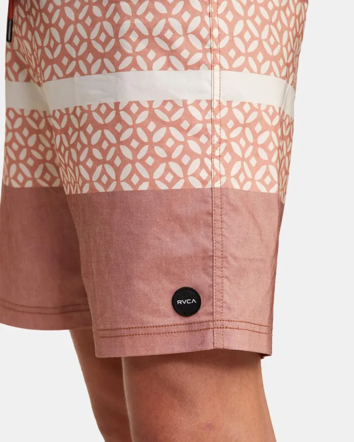 RVCA Boardshorts Westport Print Boardshorts 17034 Brick 8211 Men