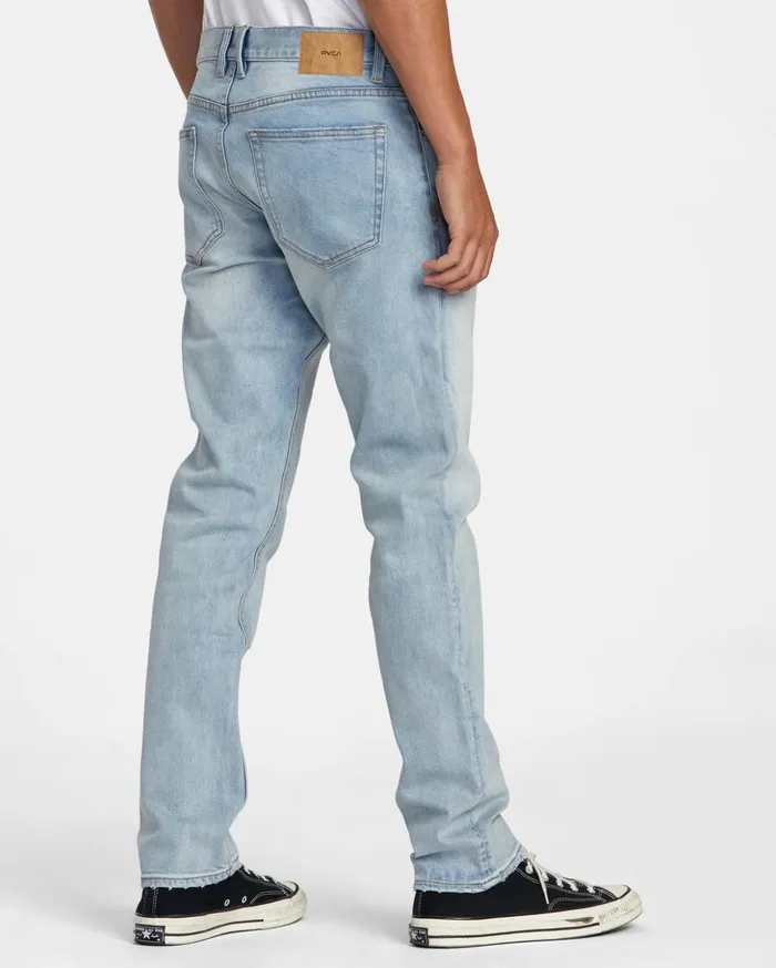 RVCA Denim Daggers Denim Jeans Bleach Wash 8211 Men