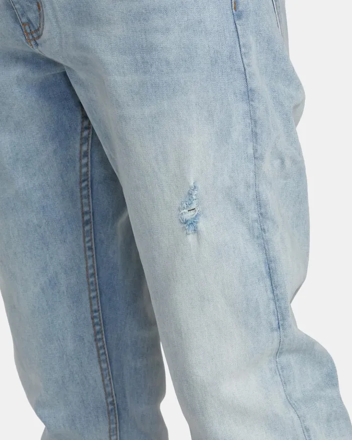 RVCA Denim Daggers Denim Jeans Bleach Wash 8211 Men