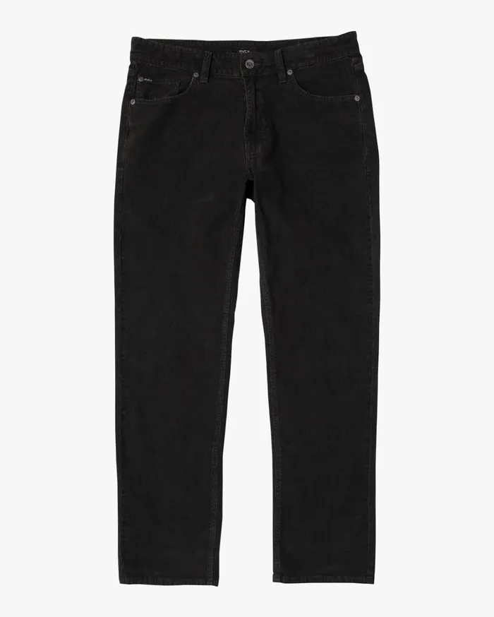 RVCA Denim Pants Boy039s Daggers Pigment Slim Fit Corduroy Pants Pirate Black 8211 Boys RVCA Denim Pants Boy039s Daggers Pigment Slim Fit Corduroy Pants Pirate Black 8211 Boys