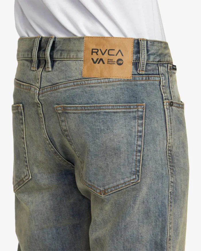 RVCA Denim Weekend ANP Denim Jeans Dark Vintage 8211 Men