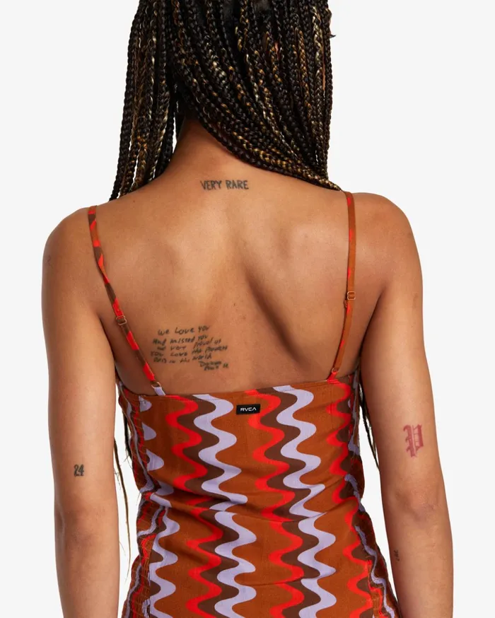 RVCA Dresses Rompers Divided Mini Dress Caramel 8211 Women