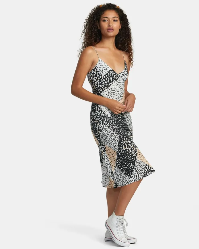 RVCA Dresses Rompers Oh Lord Midi Dress Rvca Black 8211 Women
