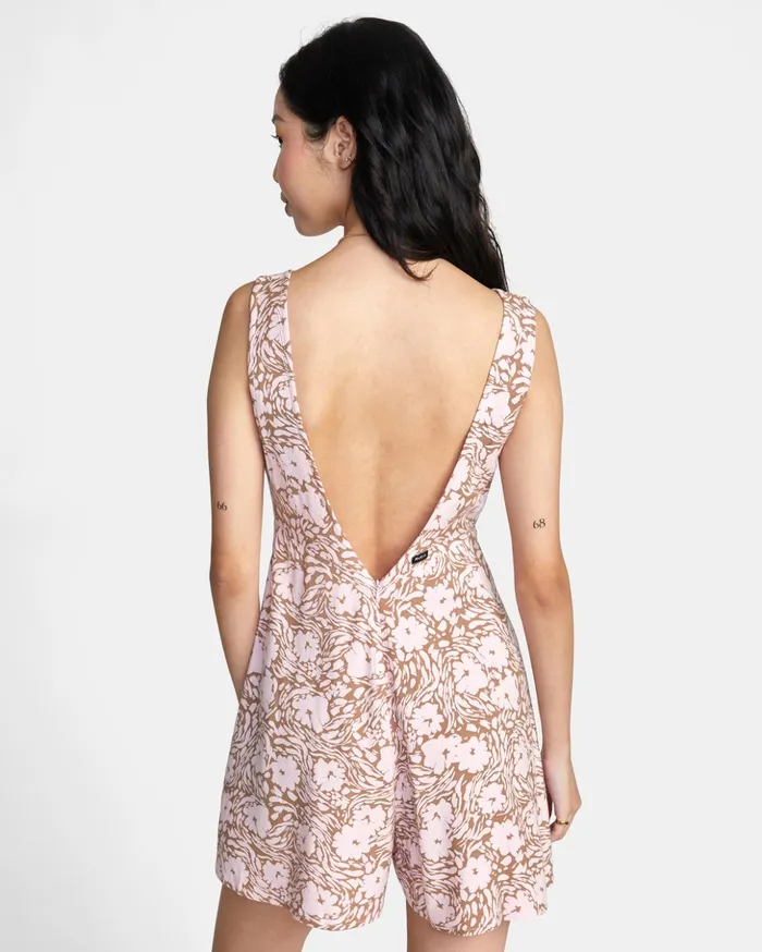 RVCA Dresses Rompers Shifty Romper Wood 8211 Women
