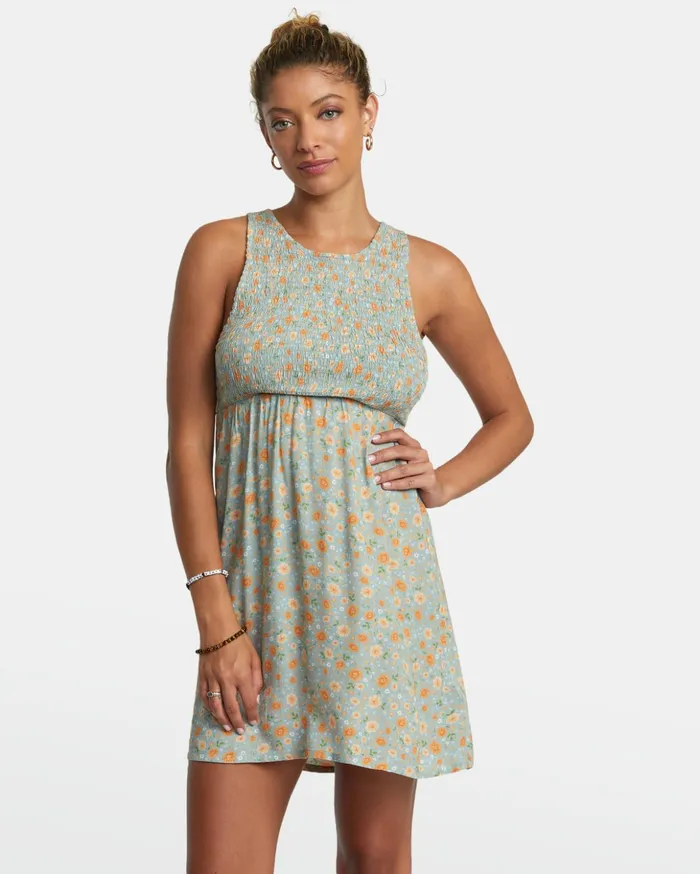 RVCA Dresses Rompers Trigger Mini Dress Shale 8211 Women