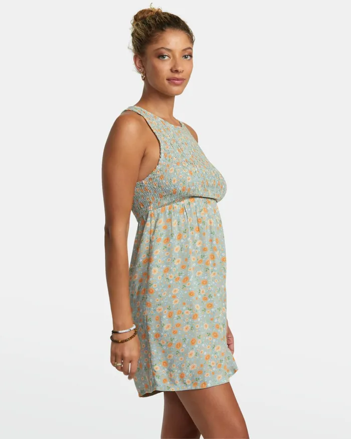 RVCA Dresses Rompers Trigger Mini Dress Shale 8211 Women