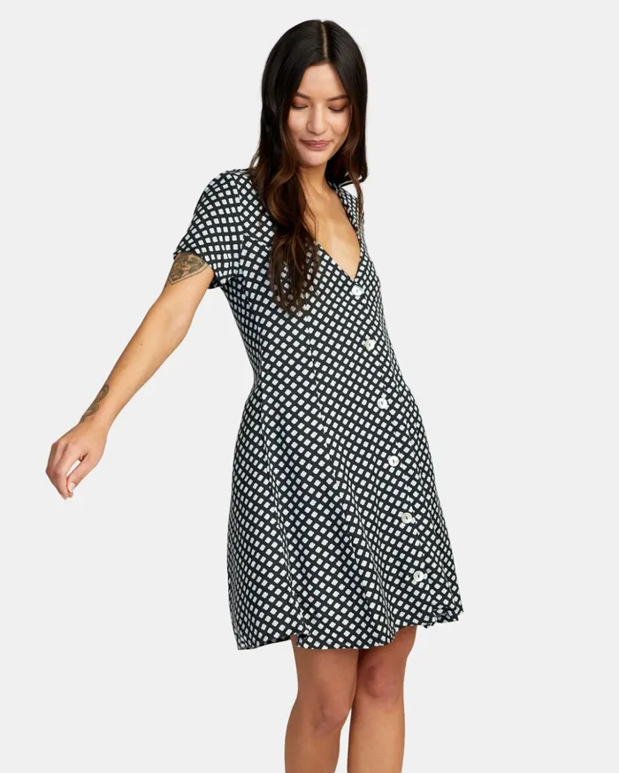 RVCA Dresses Rompers Understated Mini Dress Rvca Black 8211 Women