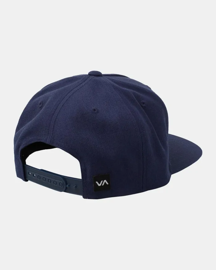 RVCA Hats Beanies Commonwealth Snapback Hat Navy 8211 Men