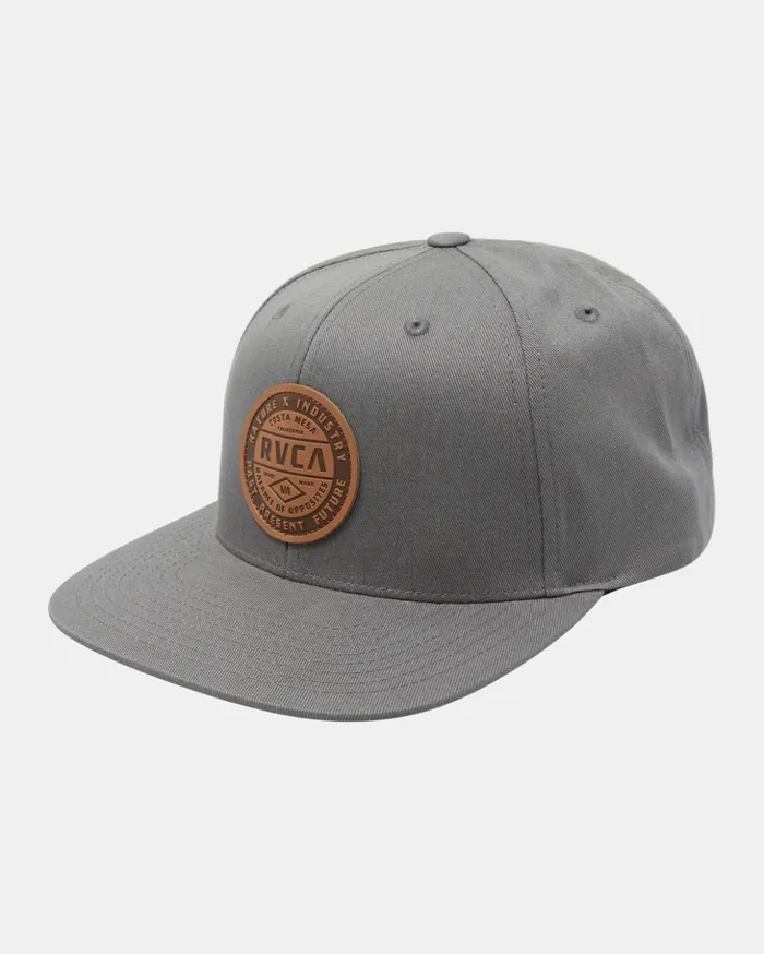 RVCA Hats Beanies Standard Issue Snapback Hat Smoke 8211 Men