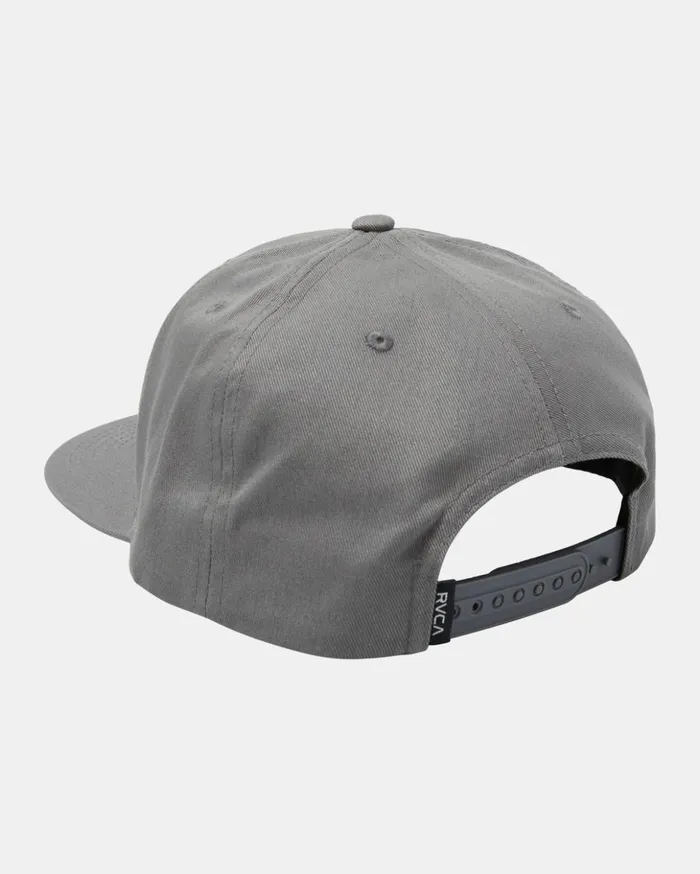RVCA Hats Beanies Standard Issue Snapback Hat Smoke 8211 Men