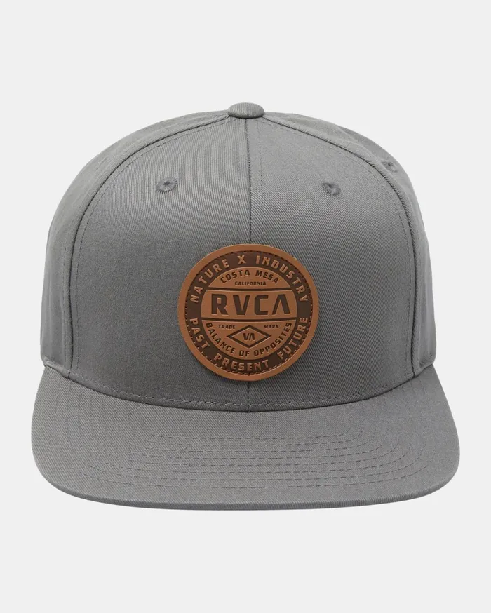 RVCA Hats Beanies Standard Issue Snapback Hat Smoke 8211 Men