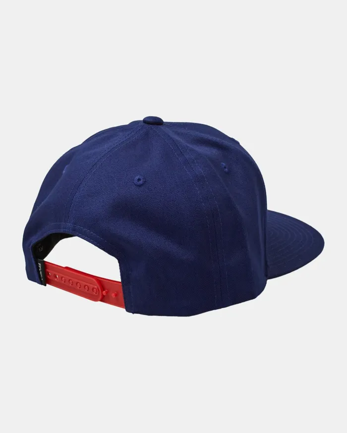 RVCA Hats Beanies VA Patch Snapback Hat Navy Grey 8211 Men